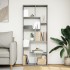 Librería divisora madera ingeniería gris hormigón