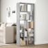 Librería divisora madera ingeniería gris hormigón