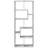 Librería divisora madera ingeniería gris hormigón