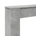 Borde de chimenea madera ingeniería gris hormigón 100x20x100