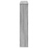 Borde de chimenea madera ingeniería gris Sonoma 100x20x100