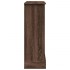 Borde de chimenea madera ingeniería marrón roble 90x30x90
