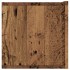 Mueble de TV de pared madera ingeniería envejecida 120x30x30