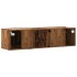 Mueble de TV de pared madera ingeniería envejecida 120x30x30