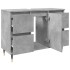 Mueble de baño madera de ingeniería gris hormigón 80x33x60