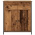 Aparador de madera de ingeniería madera envejecida 70x30x80