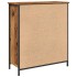 Aparador de madera de ingeniería madera envejecida 70x30x80