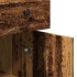 Aparador de madera de ingeniería madera envejecida 70x30x80