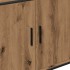 Armario lavabo baño madera ingeniería roble artisan 80x30x60