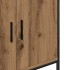Armario lavabo baño madera ingeniería roble artisan 60x30x60