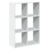 Librería divisora madera ingeniería blanco 69,5x29x103,5