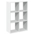 Librería divisora madera ingeniería blanco 69,5x29x103,5