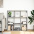 Librería divisor madera ingeniería gris Sonoma 102x29x103,5