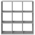 Librería divisor madera ingeniería gris Sonoma 102x29x103,5