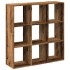 Librería divisora madera ingeniería envejecida 102x29x103,5