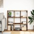 Librería divisora madera ingeniería envejecida 102x29x103,5