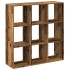 Librería divisora madera ingeniería envejecida 102x29x103,5
