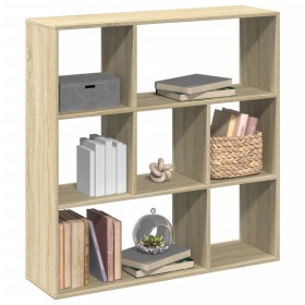 Librería divisor madera ingeniería roble Sonoma 102x29x103,5