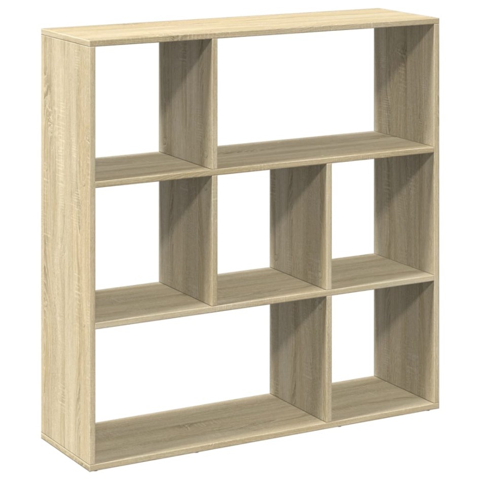 Librería divisor madera ingeniería roble Sonoma 102x29x103,5