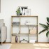 Librería divisor madera ingeniería roble Sonoma 102x29x103,5