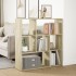 Librería divisor madera ingeniería roble Sonoma 102x29x103,5