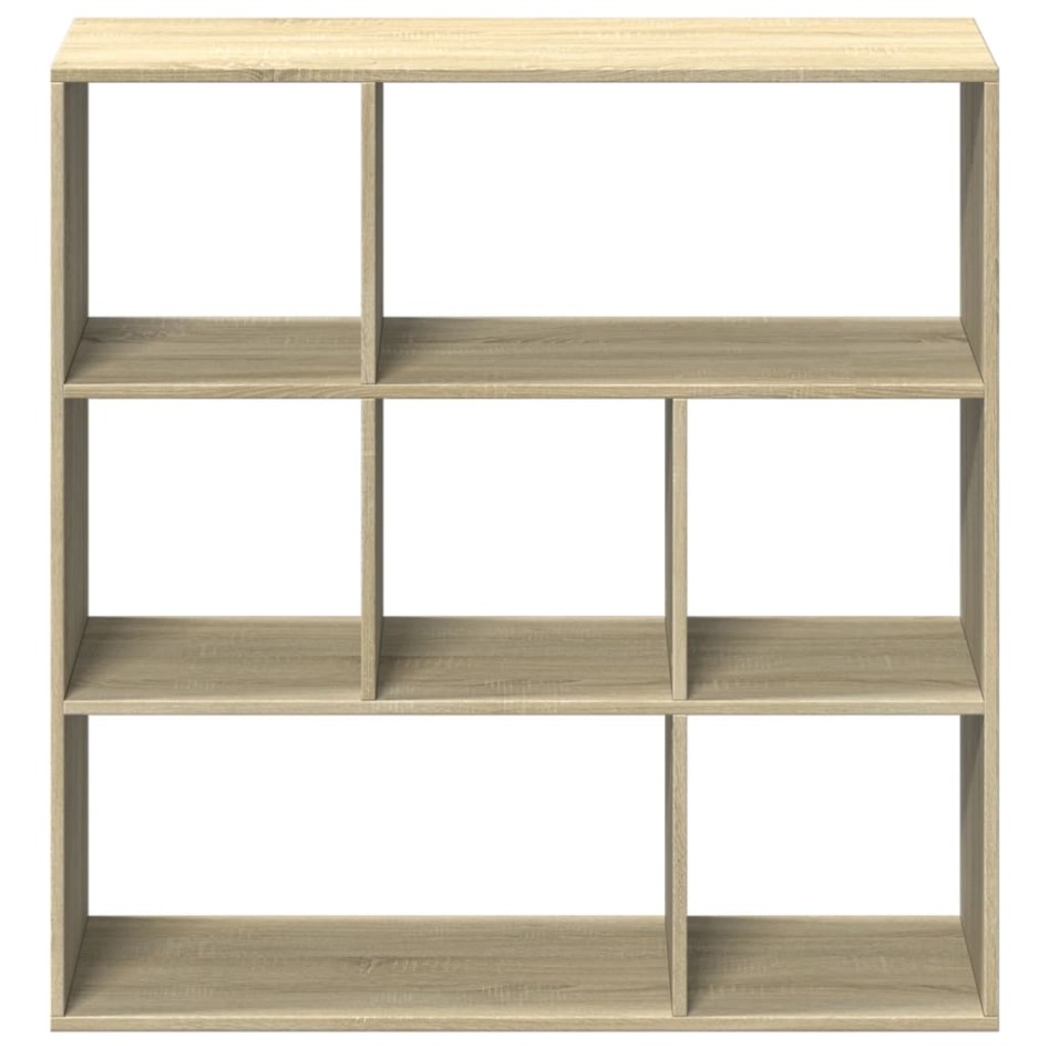 Librería divisor madera ingeniería roble Sonoma 102x29x103,5