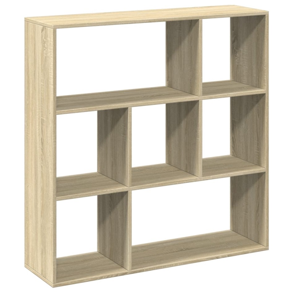 Librería divisor madera ingeniería roble Sonoma 102x29x103,5