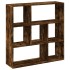 Librería divisora madera roble ahumado 102x29x103,5