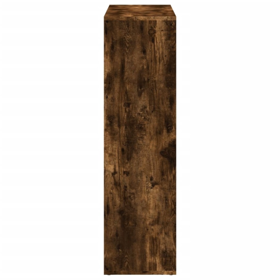 Librería divisora madera roble ahumado 102x29x103,5