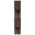 Librería divisora 4 niveles madera marrón roble 70x24x129