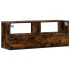 Mueble TV metal y madera contrachapada roble humo
