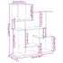Librería divisora madera ingeniería blanca 92x29x112