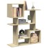 Librería divisor madera ingeniería roble Sonoma 92x29x112