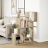 Librería divisor madera ingeniería roble Sonoma 92x29x112