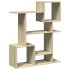 Librería divisor madera ingeniería roble Sonoma 92x29x112