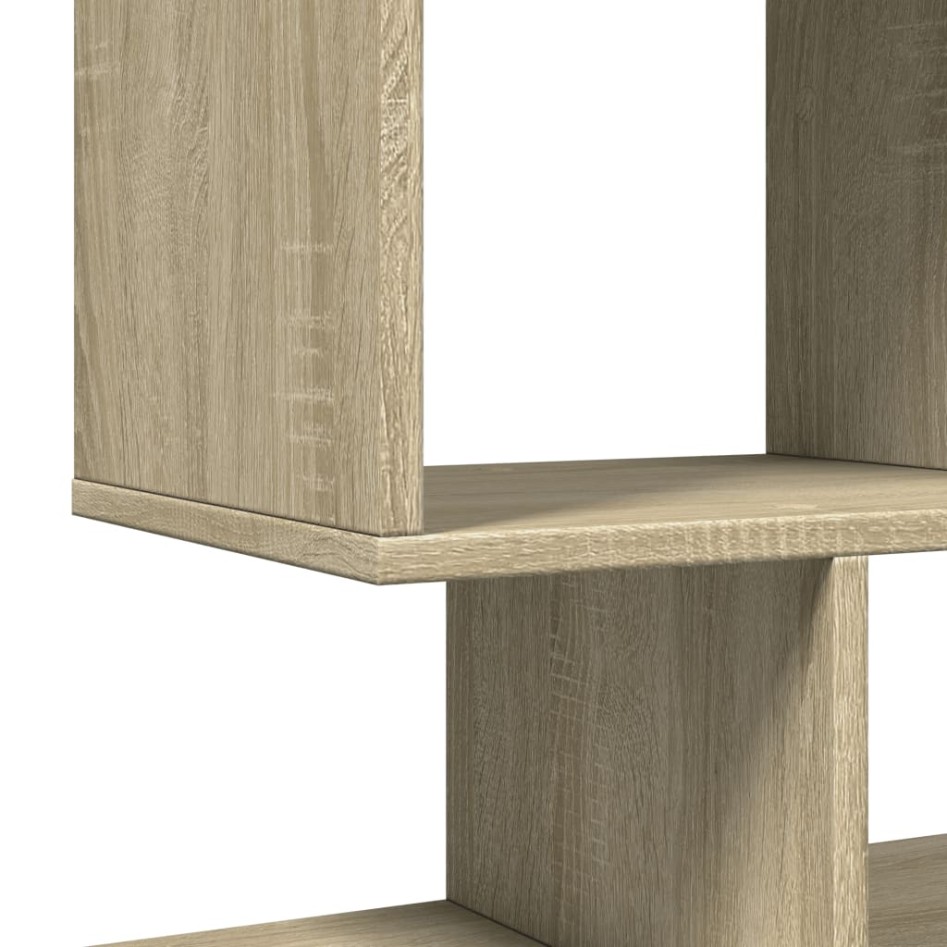 Librería divisor madera ingeniería roble Sonoma 92x29x112