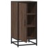Aparador madera ingeniería y metal marrón roble 35,5x35x76