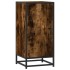 Aparador madera ingeniería y metal roble ahumado 35,5x35x76