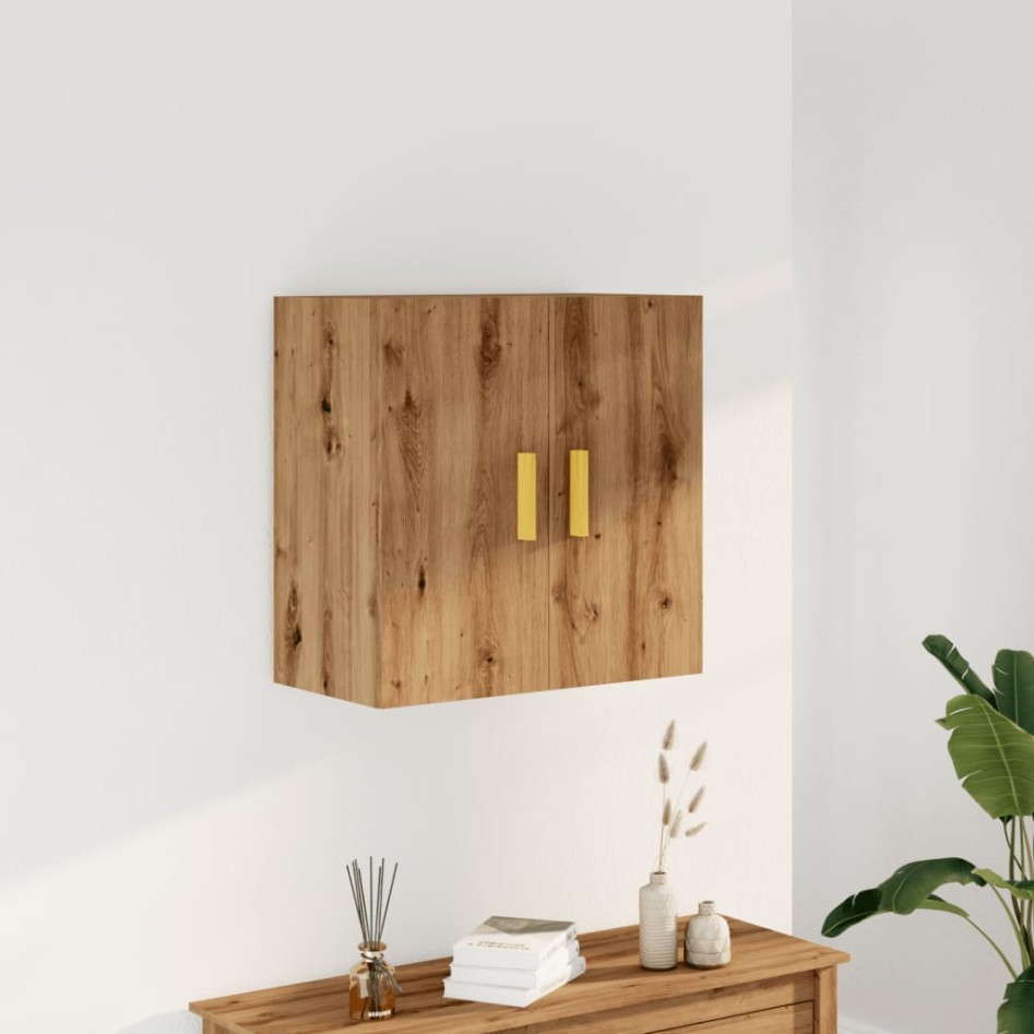 Armario de pared madera de ingeniería roble artisan 60x31x60