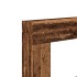 Borde de chimenea madera ingeniería envejecida 81x18x82