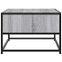 Mesa de centro madera ingeniería metal gris Sonoma 100x50x35