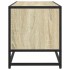 Mueble TV metal y madera ingeniería roble Sonoma 80x34,5x40