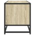 Mueble TV metal y madera ingeniería roble Sonoma 80x34,5x40