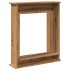 Borde de chimenea madera ingeniería roble artisan 75x20x87,5