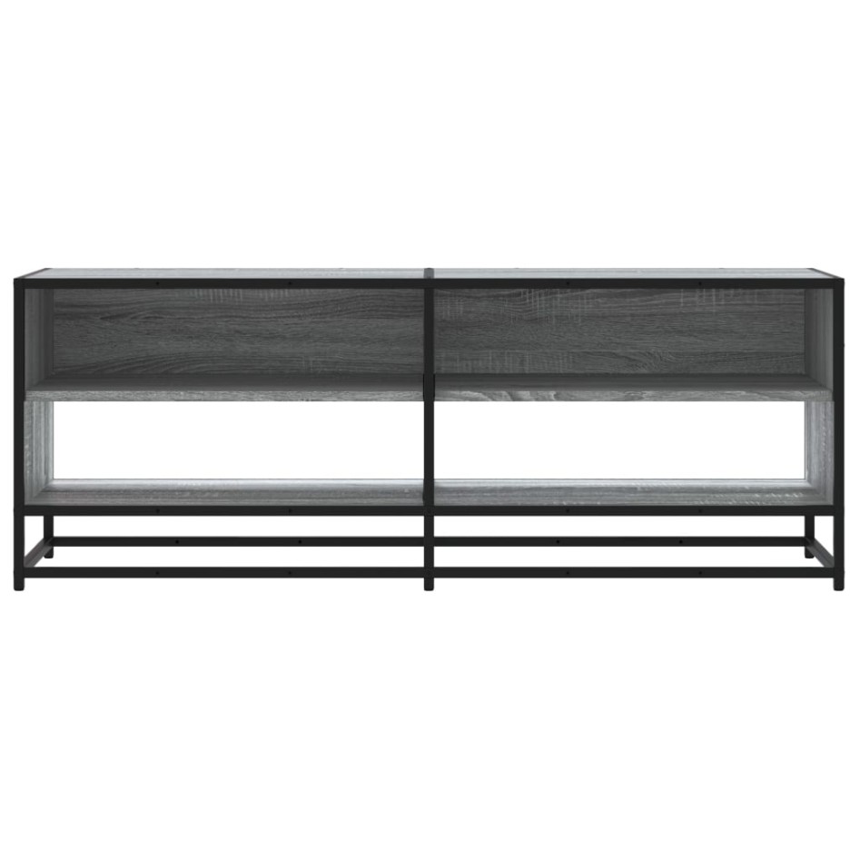 Mueble TV metal y madera ingeniería gris Sonoma 120,5x40x46