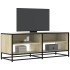 Mueble TV metal y madera ingeniería roble Sonoma 120,5x40x46