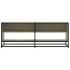 Mueble TV metal y madera ingeniería roble Sonoma 120,5x40x46