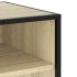 Mueble TV metal y madera ingeniería roble Sonoma 120,5x40x46