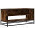 Mueble TV metal y madera ingeniería roble humo 91x40x46