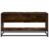 Mueble TV metal y madera ingeniería roble humo 91x40x46